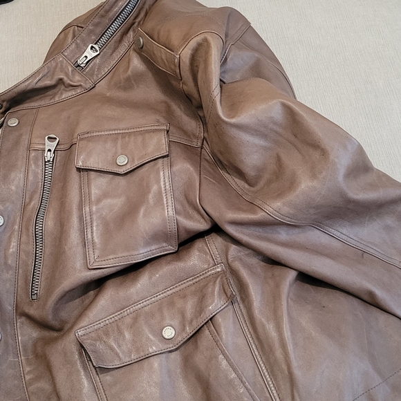 Marc Andrew Leather Jacket - Picture 3 of 3